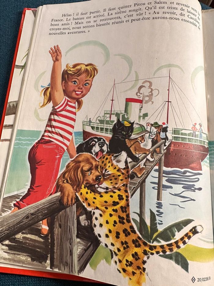 1969 Livre ancien Caroline aux Indes Grands albums Hachette Pierre Probst - photo numéro 4