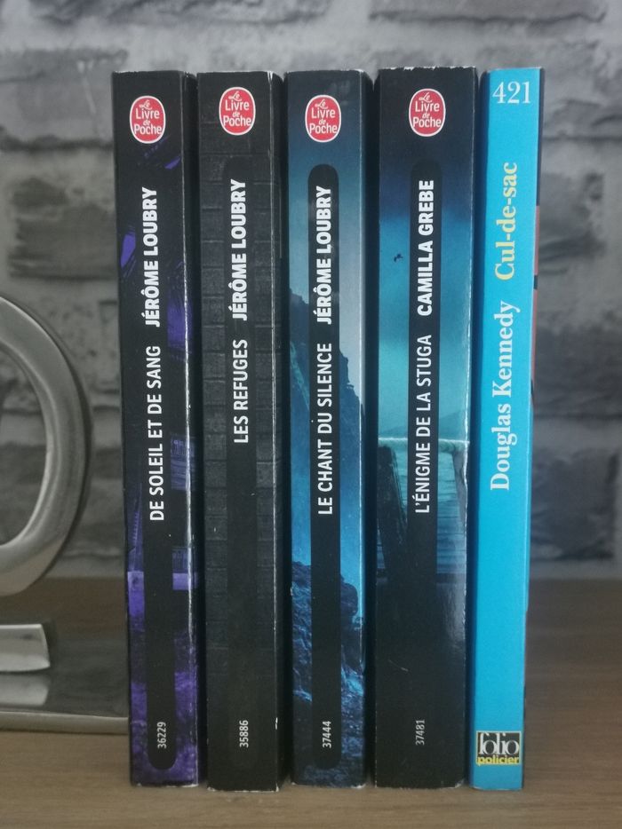 5 Thrillers - format poche -  Grebe / Kennedy / Loubry - photo numéro 3