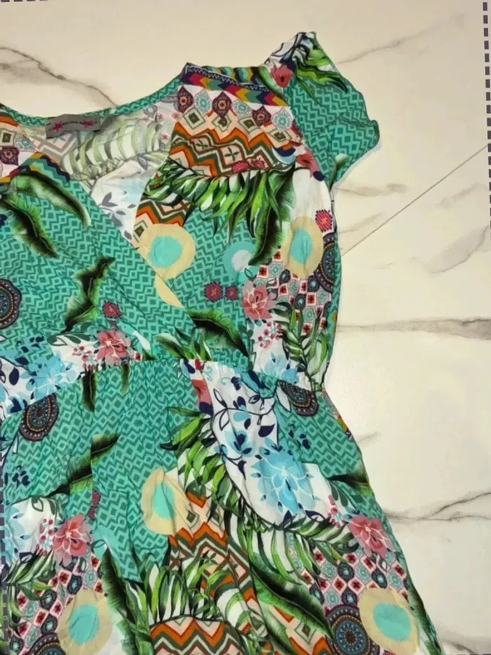 Robe verte d’été - Marseille - taille M - photo numéro 5