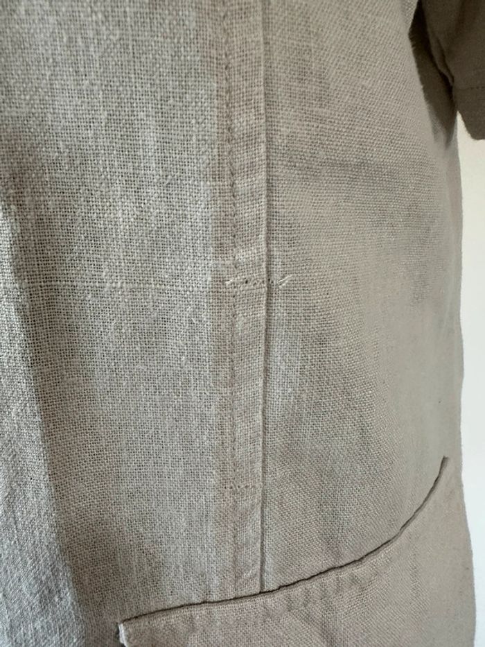 Chemise gilet crème - photo numéro 4