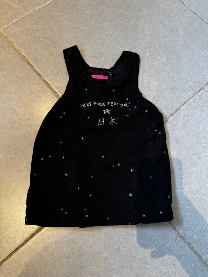 Débardeur - Ikks - Rock festival / Etoiles / Cœur - Noir - 5 ans