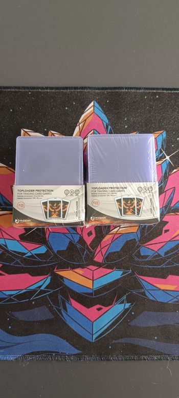 Lot de 2 Toploader par 25 phoenix shield