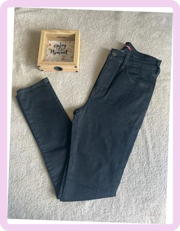 Jean noir coupe slim Comptoir des Cotonniers – Taille 40 / L – Stretch et confortable