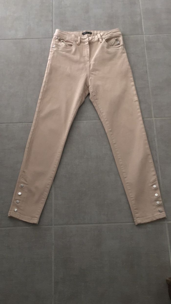 Pantalon strech satiné