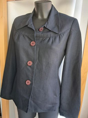 Comptoir des cotonniers veste noire T.38 en tbe