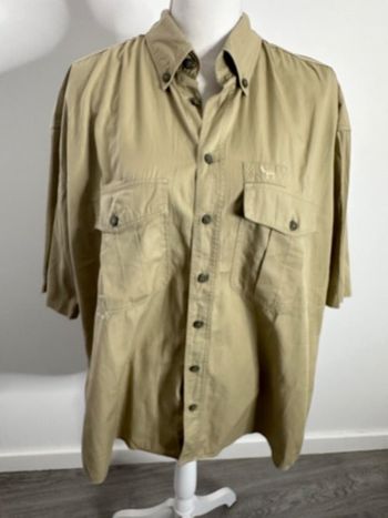 Chemise beige crème manches courtes Camel TL