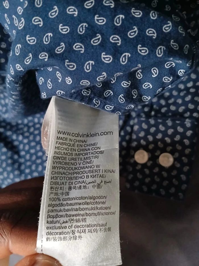 Chemise calvin Klein 42 L - photo numéro 6