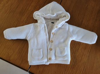 Manteau doubler fourrure 9 mois