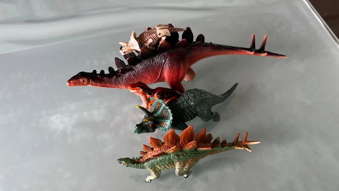 Lot de 5 dinosaures plastique - photo numéro 3