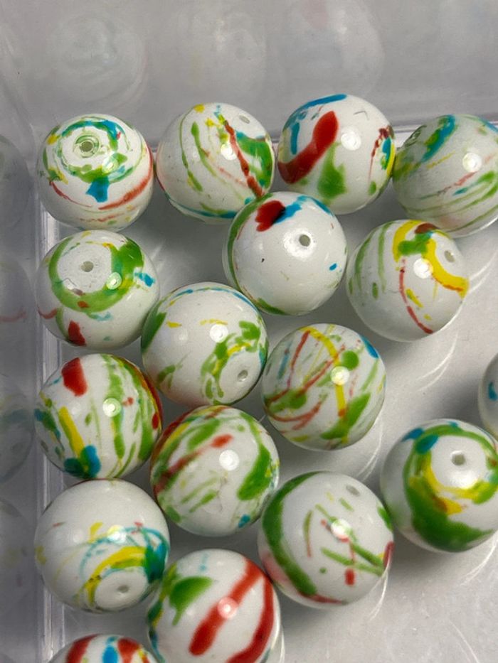 A243, 20 perles en verre de 10mm - photo numéro 4