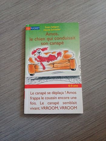 Livre Amos le chien qui conduisait son canapé