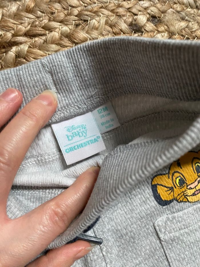 Pantalon jogging 12 mois simba roi lion Disney orchestra - photo numéro 2
