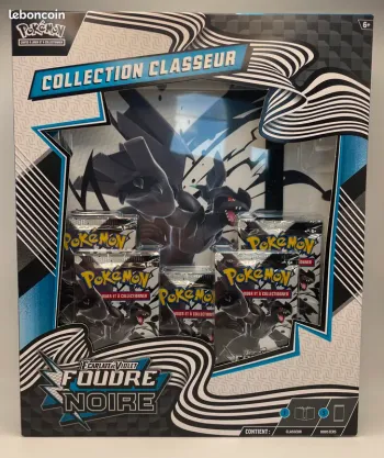 🎴 Coffret classeur Foudre noir 🎴