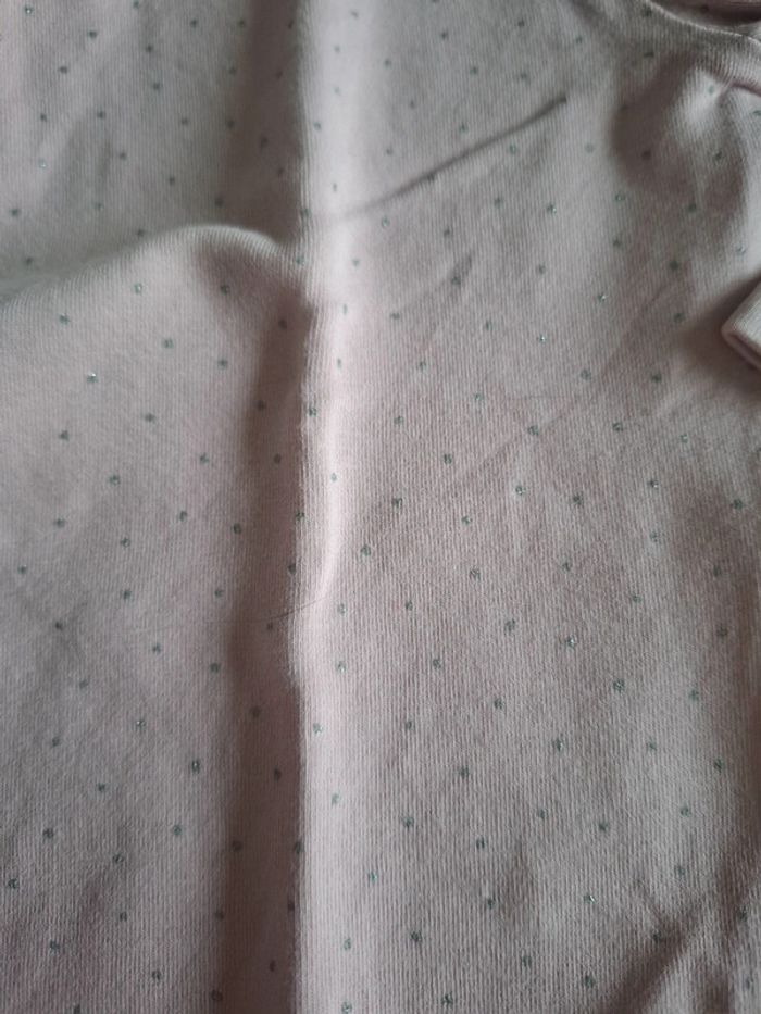 T-shirt Sous pull rose kiabi 24 mois - photo numéro 3