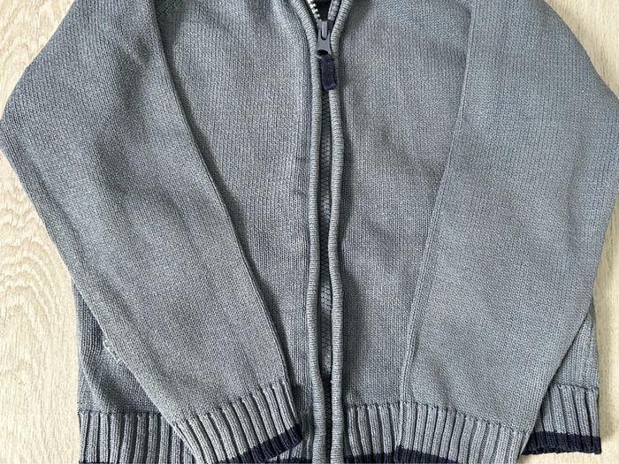 Veste gilet Vertbaudet bleue garçon 4 ans - photo numéro 3