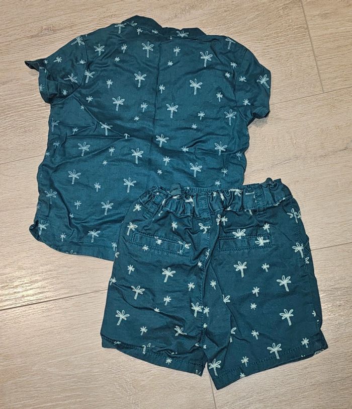 Ensemble chemisette short 9M / 71 cm - photo numéro 2