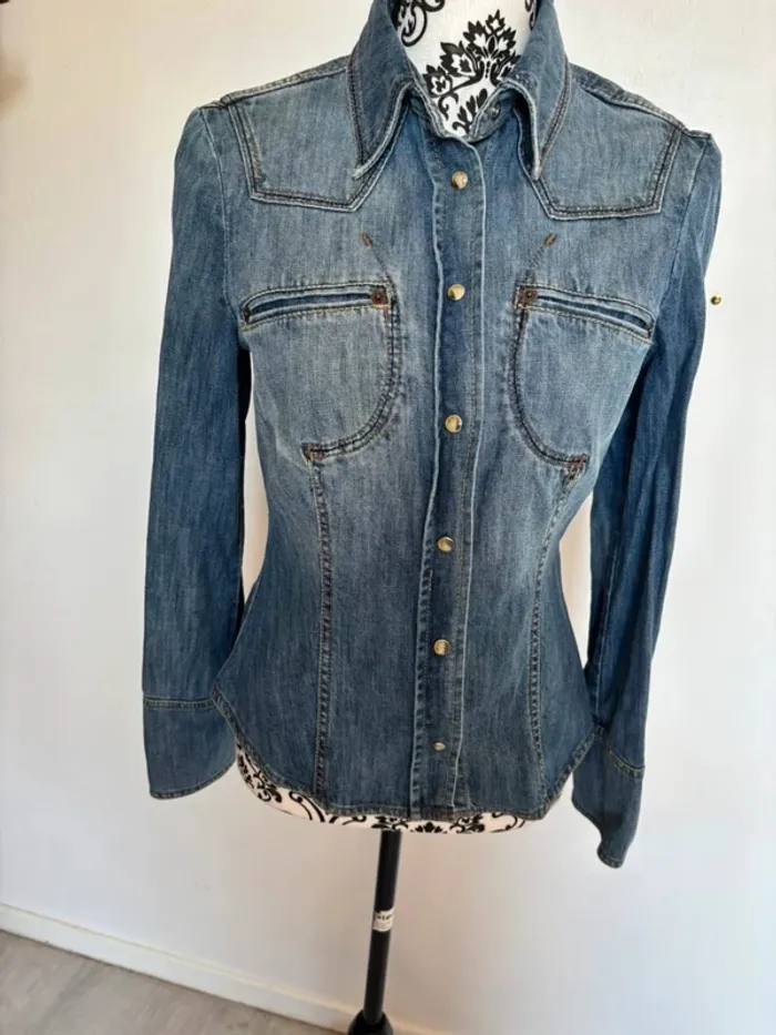 Veste en jeans légère taille S