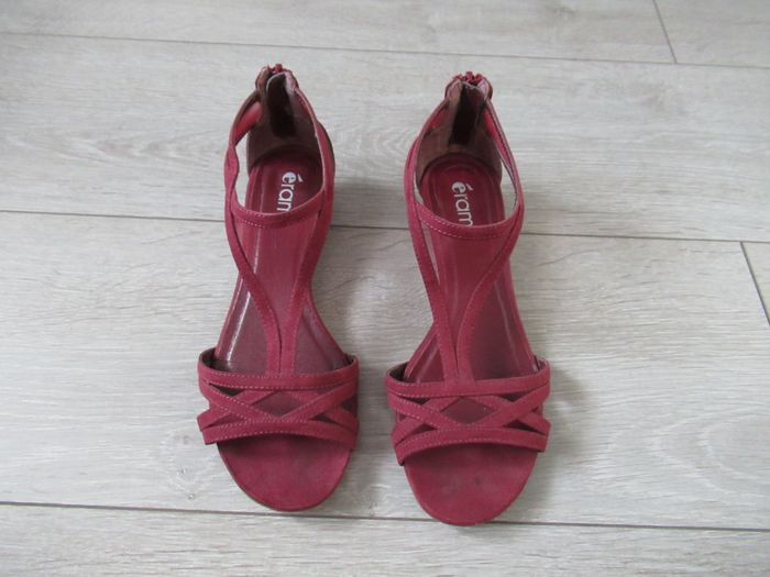 Chaussures sandales été bordeaux Taille 37 Eram