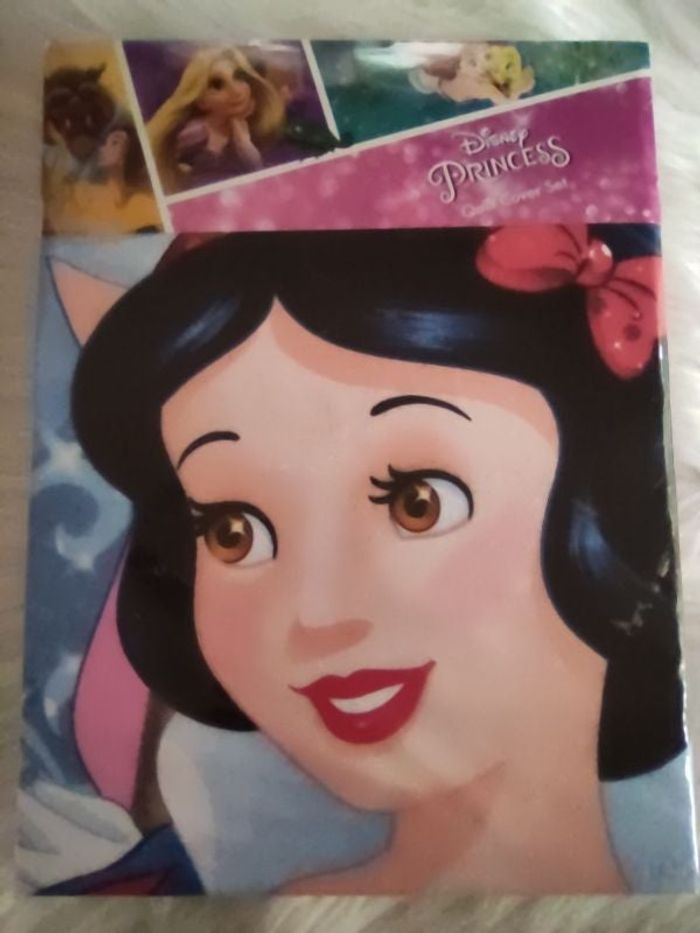 Parure de lit princesses Disney 90x140cm neuf