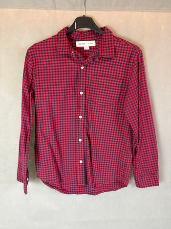 👕 Chemise à carreaux rouge & noir
