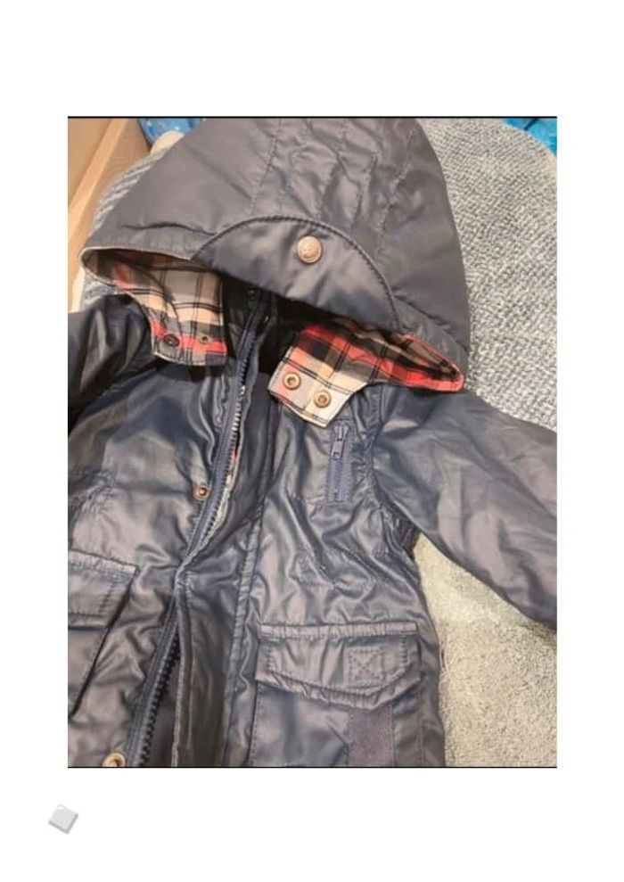 Manteau neuf type parka à capuche neuve - 68 cm - photo numéro 7