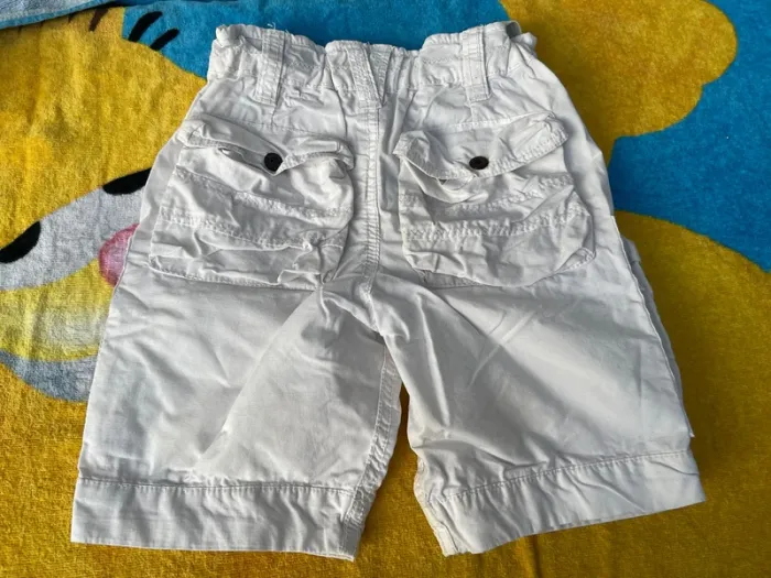 Bermuda Okaidi taille 6 coupe regular blanc - photo numéro 2