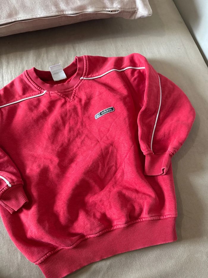 Pull adidas rouge - photo numéro 4