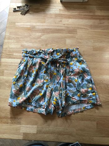 short à fleurs - feuillage – Taille S