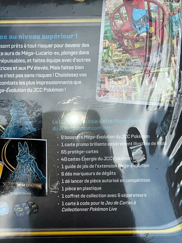 Etb mega lucario mega evolution avec défaut - photo numéro 7