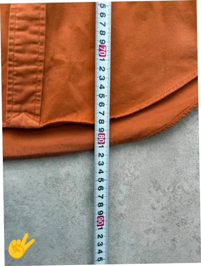 Chemise Ralph Lauren manches longues Taille S orange Homme Men CHE133 - photo numéro 5