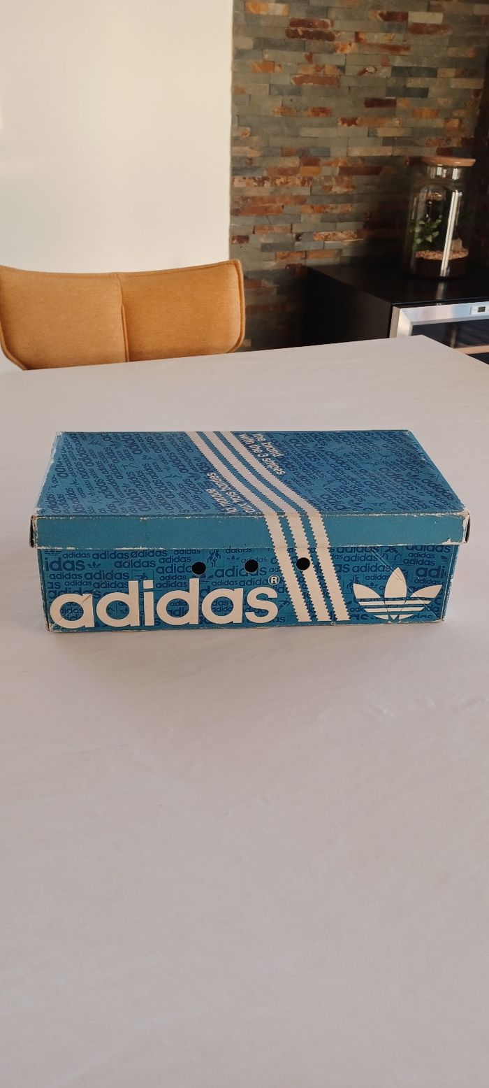 Boîte vide Adidas nastase année 70 très rare - photo numéro 4
