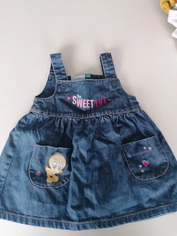 Robe jeans Titi. T 9 mois 👶
