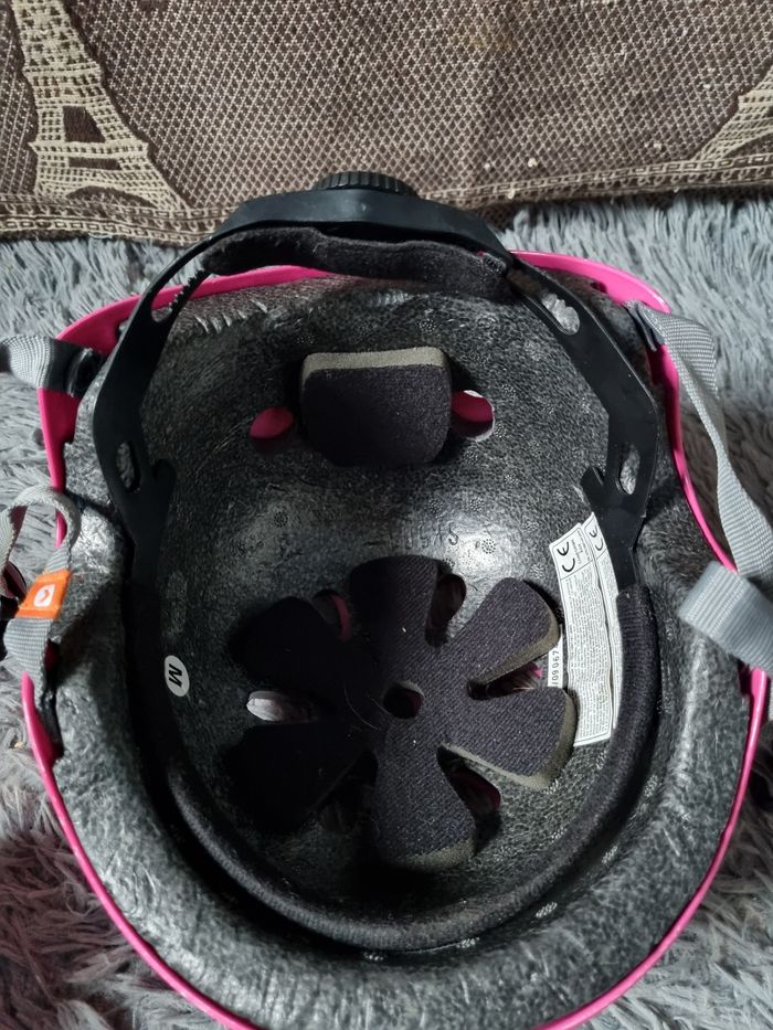 Casque de protection fuchsia Chok taille M (vélo,skate,roller) - photo numéro 6