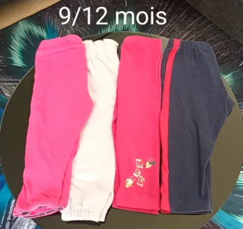 Lot pantalons 12 mois fille