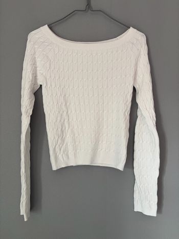 Pull blanc 
