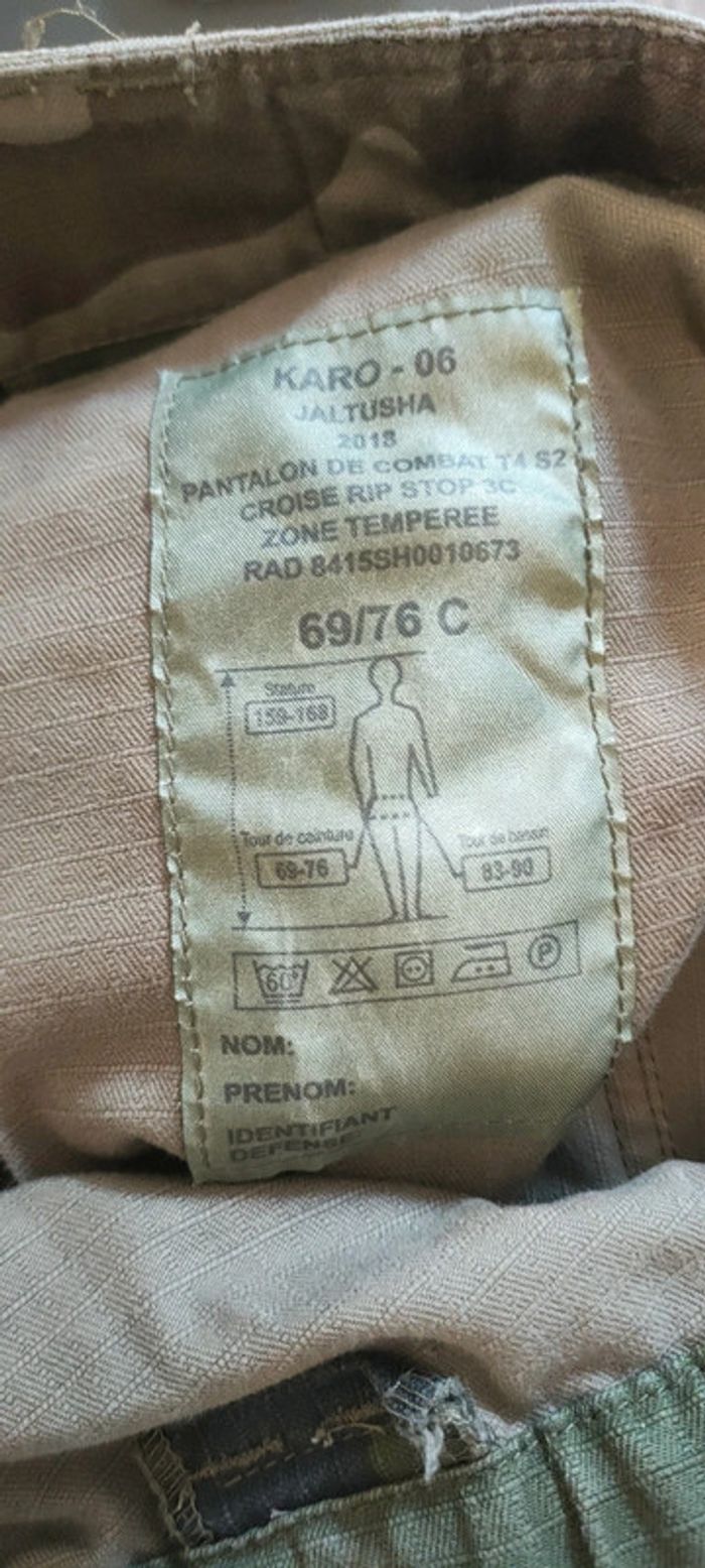 Pantalon de treillis bas militaire hiver - photo numéro 3