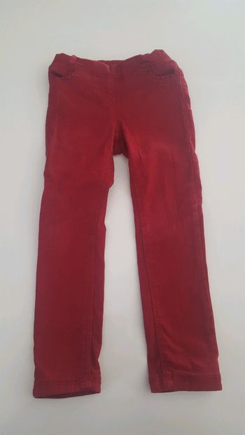 Jegging rouge 2 ans