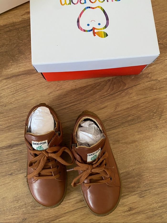 Wood zip chaussures souples cuir 27 shoopom - photo numéro 2