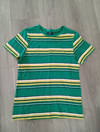 T-shirt en coton rayé