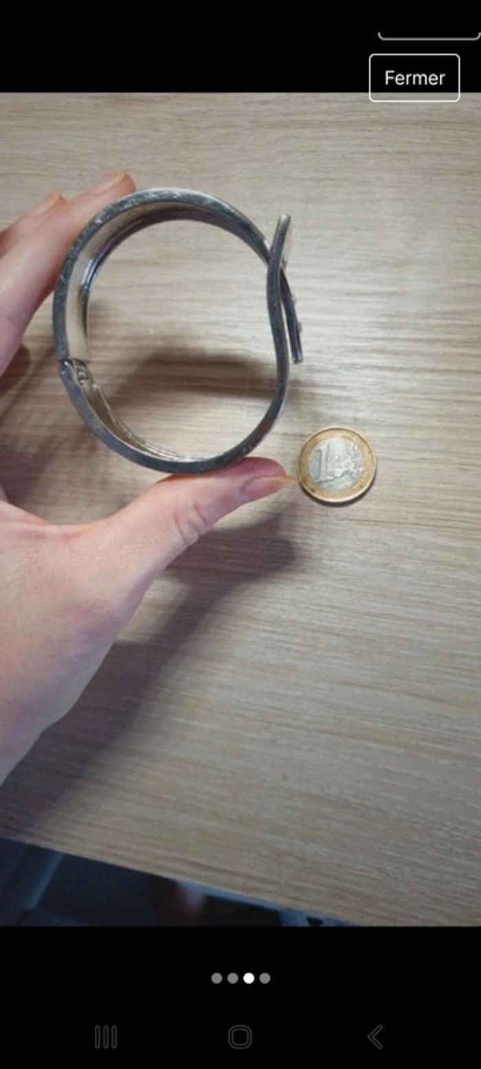 Magnifique manchette vintage authentique ressort classe - photo numéro 3