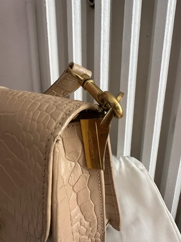 Sac à main Jodie la petite frenchie x Lancaster beige - photo numéro 6