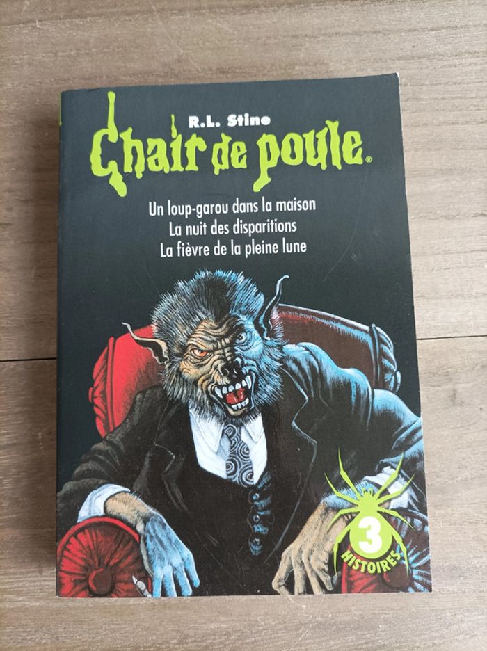 Livre enfant Chair de poule 3 Histoires