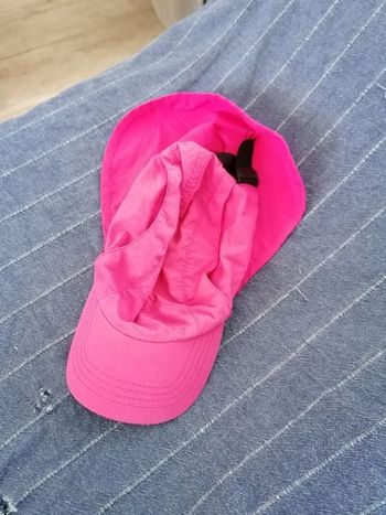 Casquette rose anti UV JUNIOR