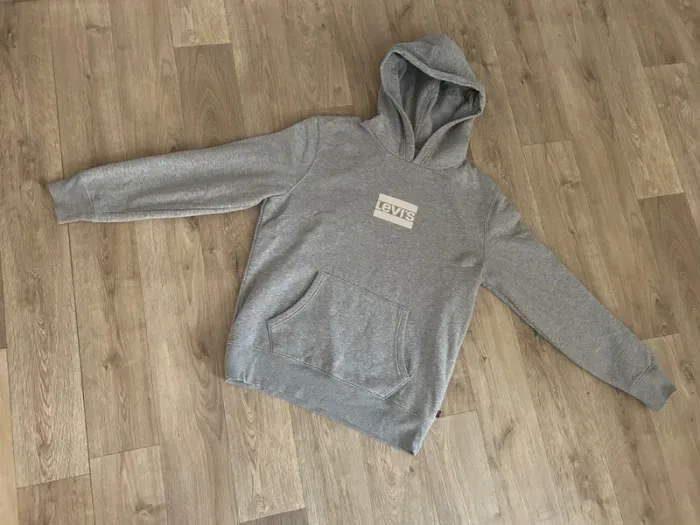 Levi’s sweat pull à capuche gris homme taille s