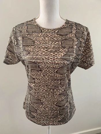 T-shirt ajouré python serpent Vintage T40