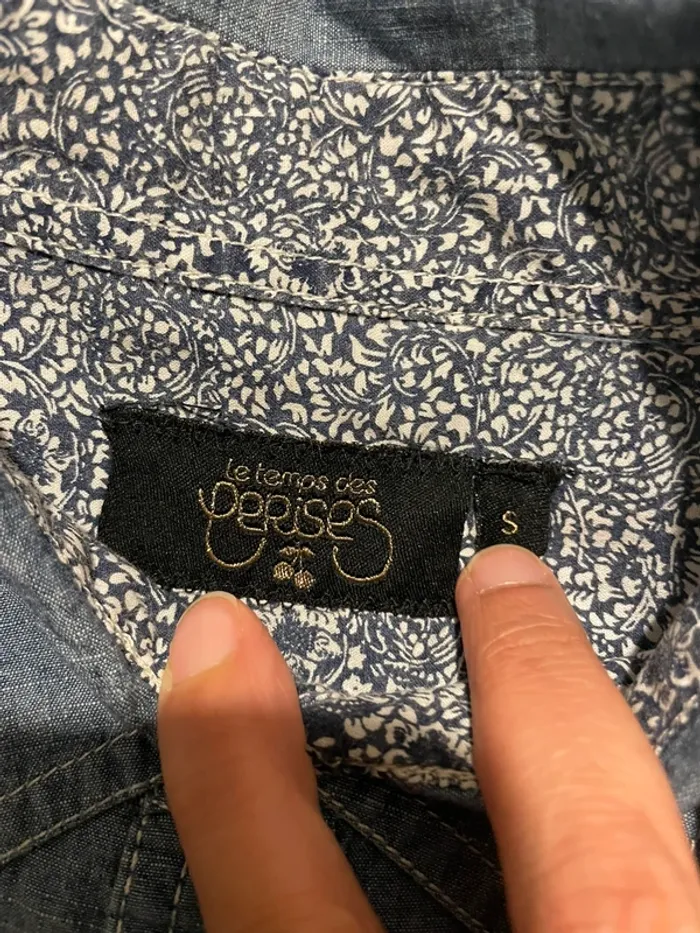Chemise en jean Le Temps des Cerises - Taille S 🍒 - photo numéro 6