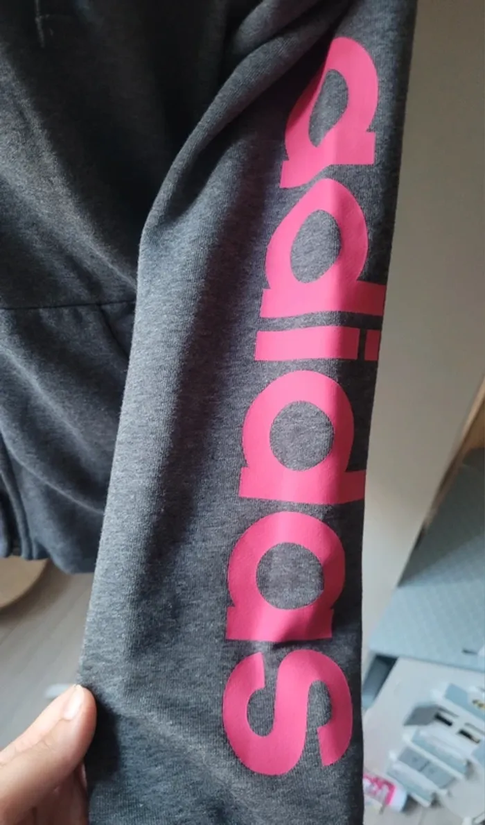 Pull zippé Adidas Taille L - photo numéro 2