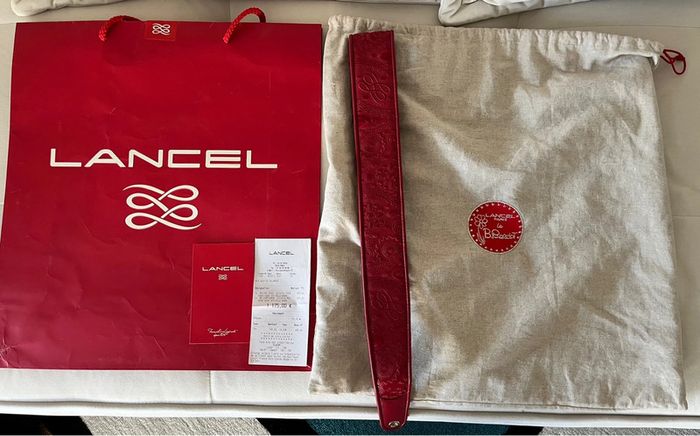 Sac Lancel rouge BB neuf - photo numéro 12