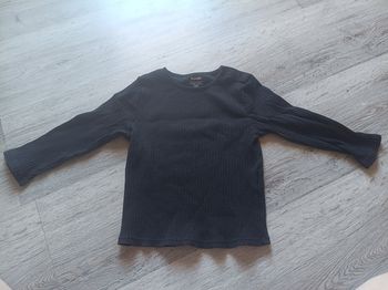 Pull noir enfant fille 24 mois