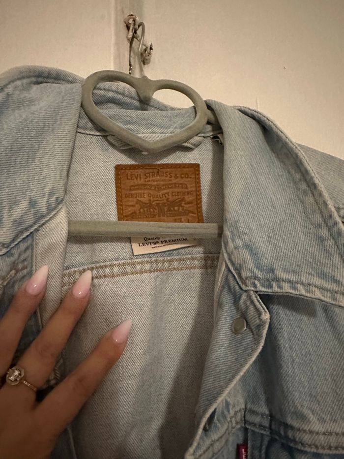 Veste en jean Levi’s à fleurs - photo numéro 4